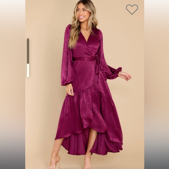 Red Dress Boutique Dresses & Skirts - NWT Small Plum Red Dress Boutique Maxi